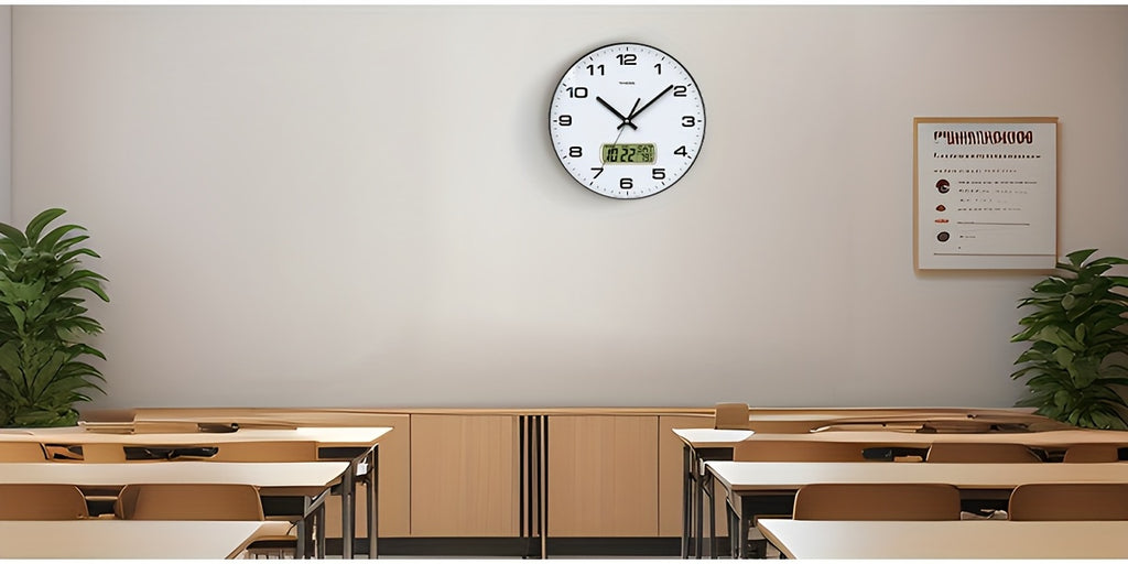 Wanduhr, Schwarz für Wohnbereich und Alltag – Detailansicht 12