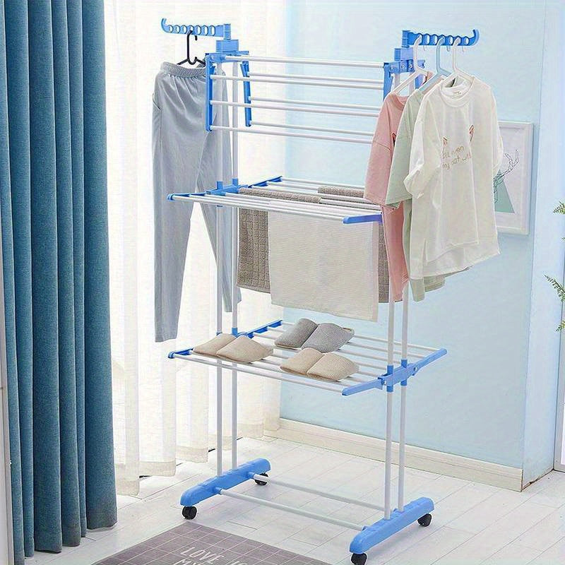 Wäscheständer, Grau für Zuhause und Vorratsraum – Detailansicht 2