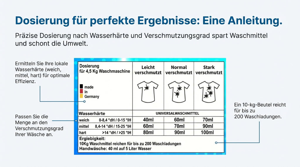 Waschmittel, 10 kg für Alltag und Zuhause – Detailansicht 16