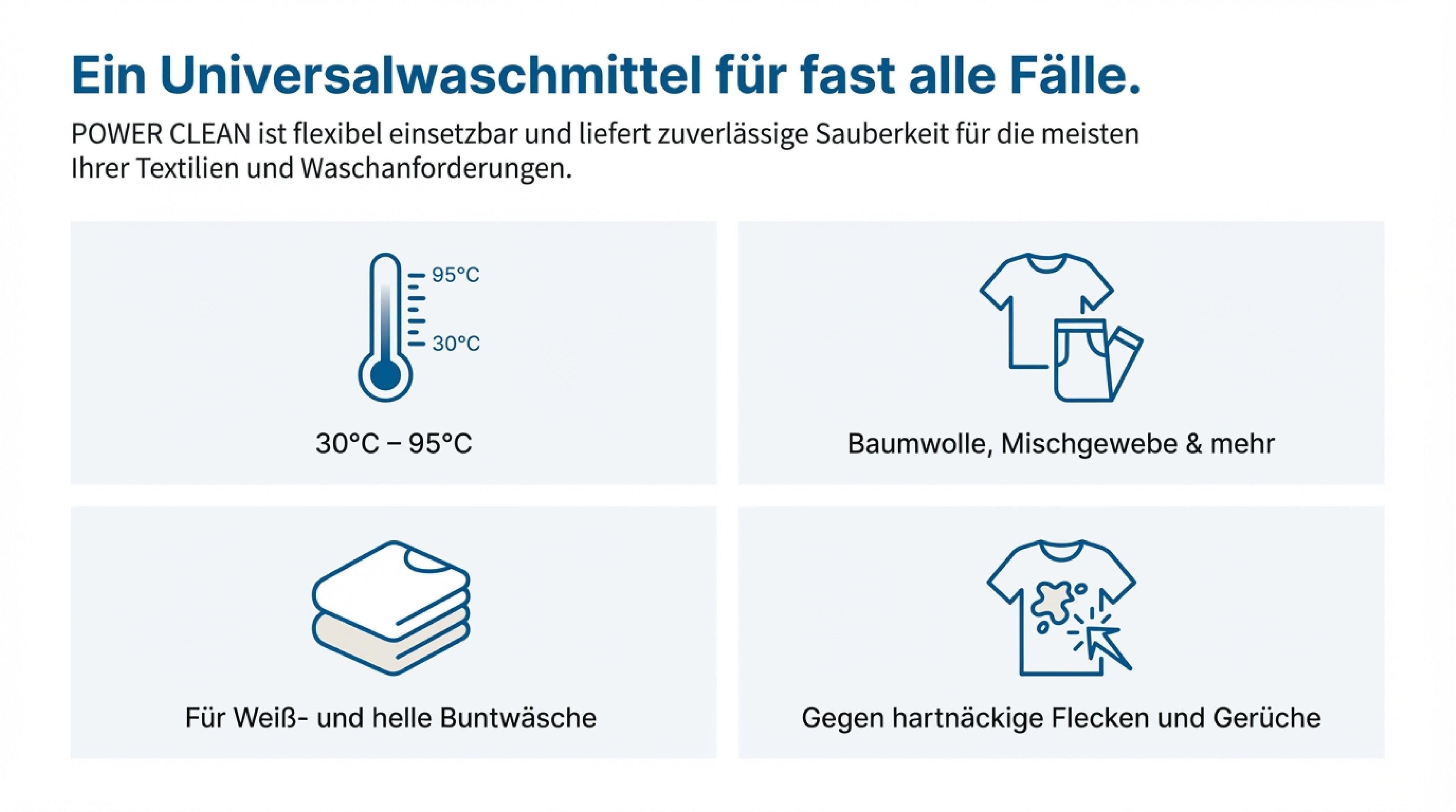 Waschmittel, 10 kg für Alltag und Zuhause – Detailansicht 17