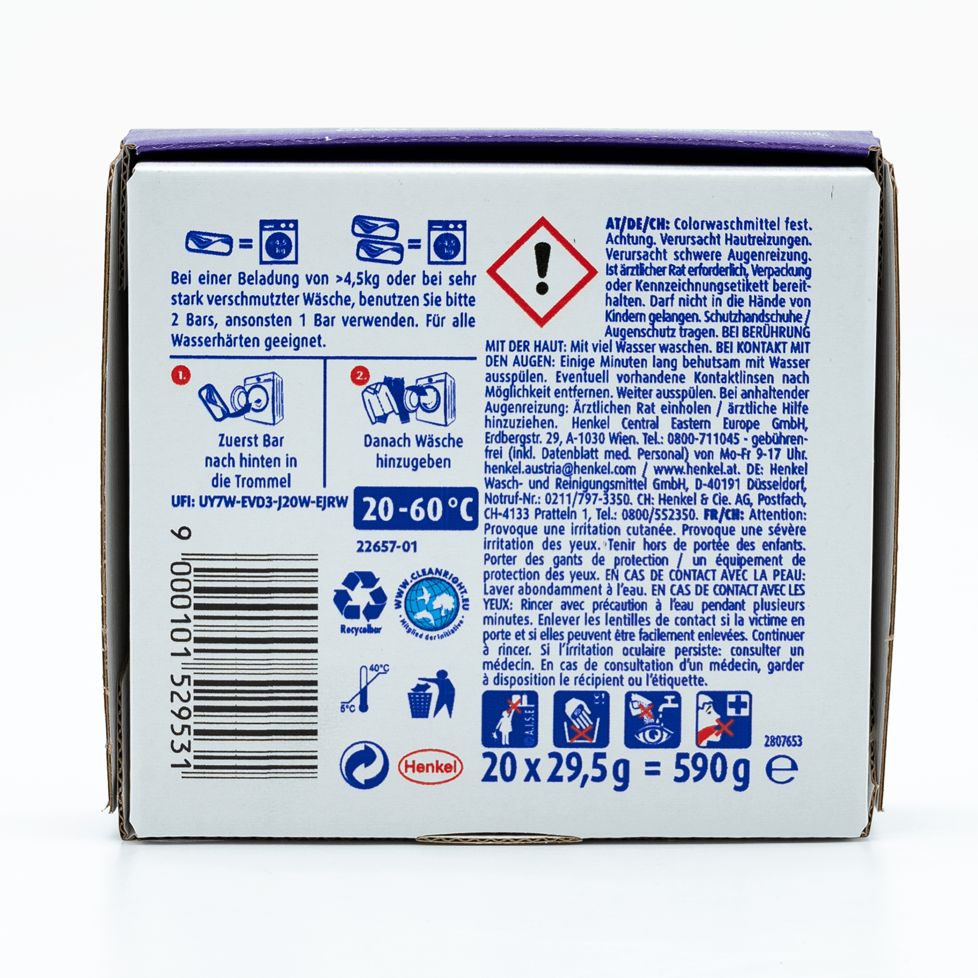 Waschmittel, 180 Power Bars, Farbe: für Alltag und Zuhause – Detailansicht 14