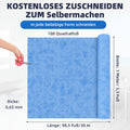 Wasserdichte Membran Dichtungsfolie, 1m x 30m Blau für Badezimmer und Haushalt – Detailansicht 3