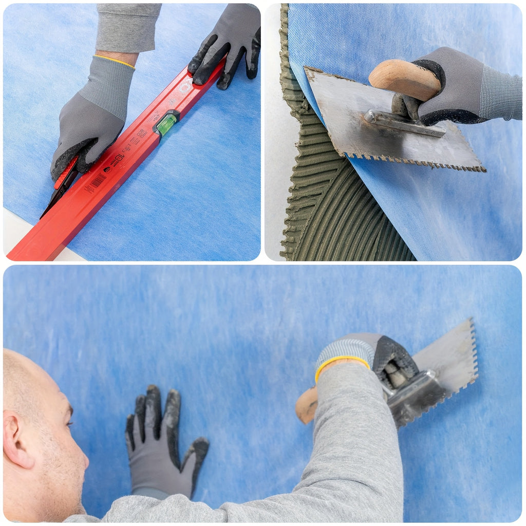 Wasserdichte Membran Dichtungsfolie, 1m x 30m Blau für Badezimmer und Haushalt – Detailansicht 4