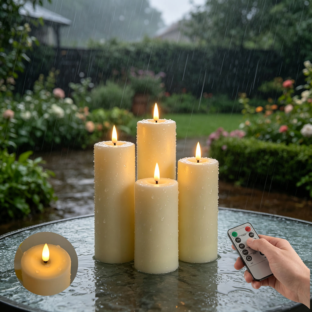Wasserdichte Outdoor-Kerzen, LED-Beleuchtung für Schlafzimmer und Bett – Hauptansicht