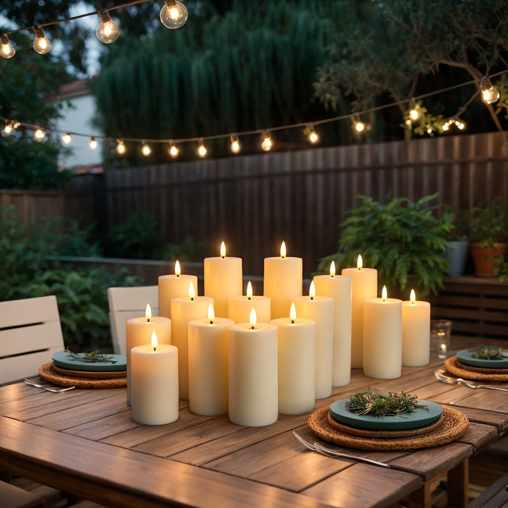 Wasserdichte Outdoor-Kerzen, LED-Beleuchtung für Schlafzimmer und Bett – Detailansicht 11