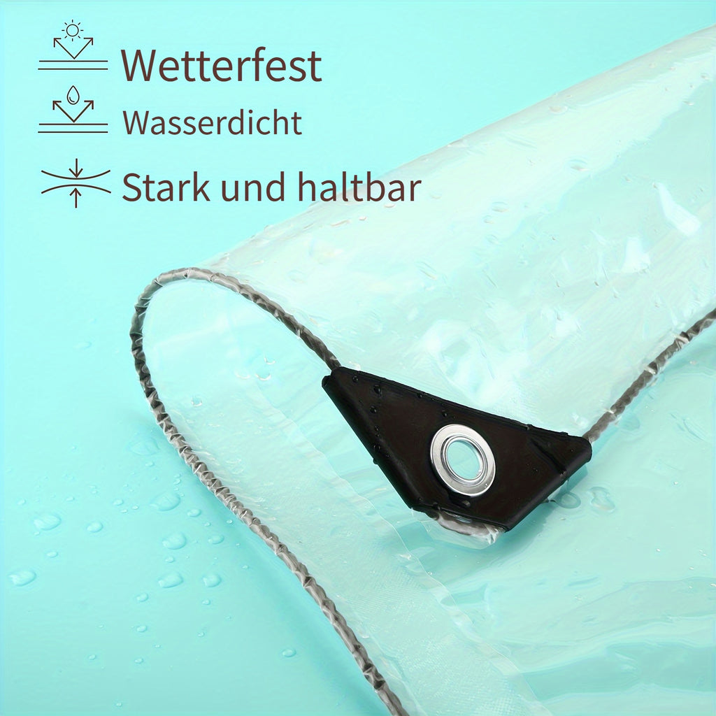 wasserdichte PE-Schutzplane, 1 Stück für Garten und Terrasse – Detailansicht 3