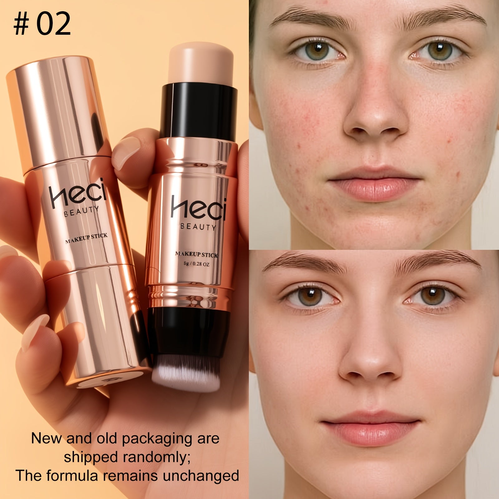 Wasserfester Dual-Endes Pinsel Roségoldener für Haustiere und Zuhause – Detailansicht 5