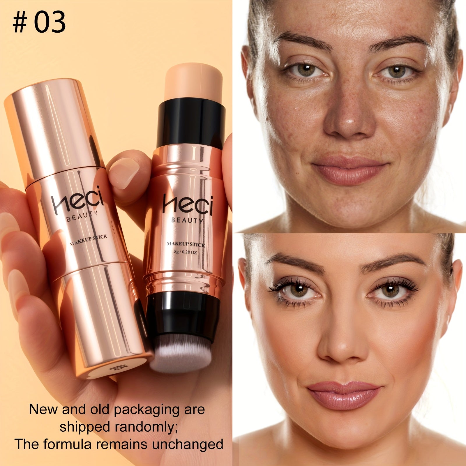 Wasserfester Dual-Endes Pinsel Roségoldener für Haustiere und Zuhause – Detailansicht 7