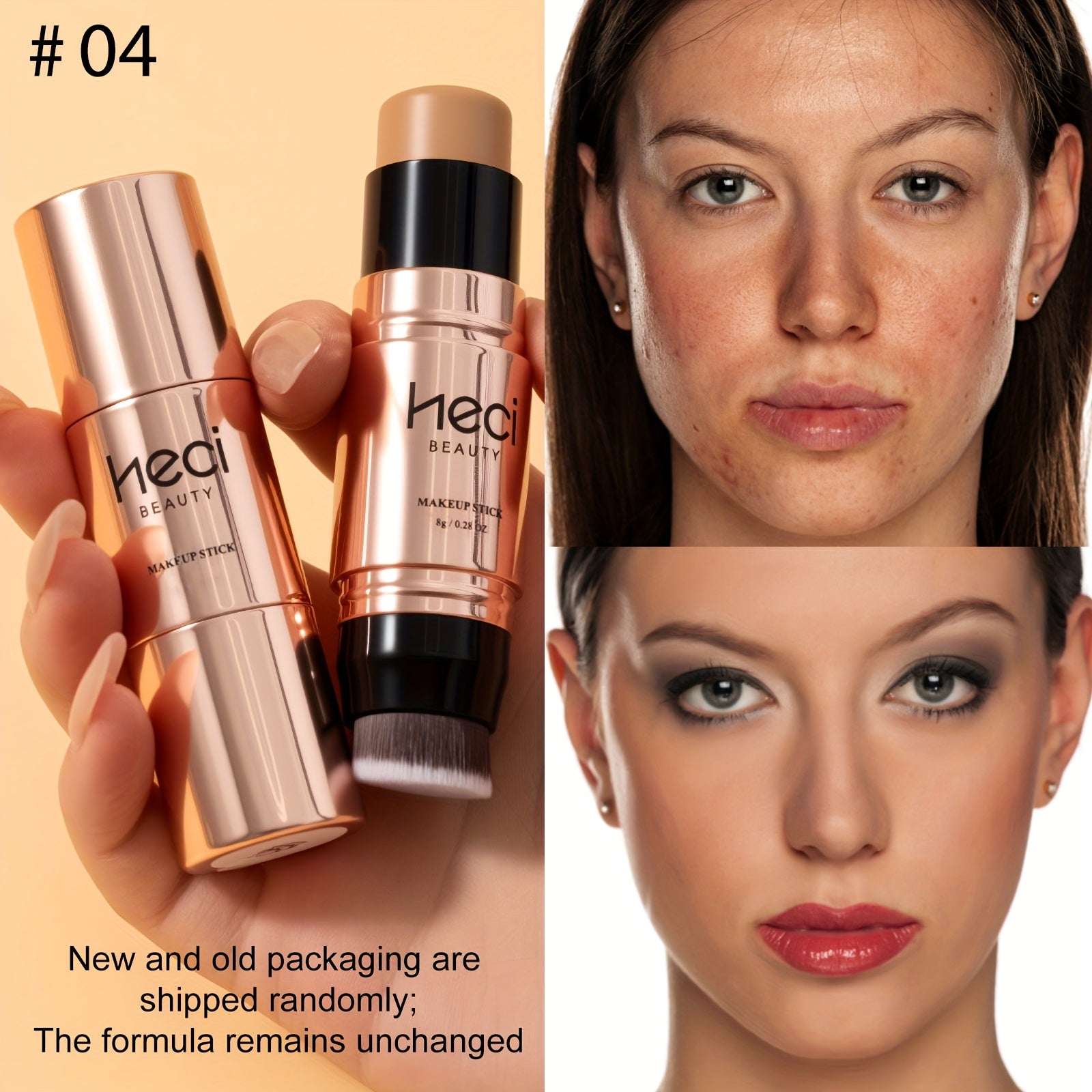Wasserfester Dual-Endes Pinsel Roségoldener für Haustiere und Zuhause – Detailansicht 9