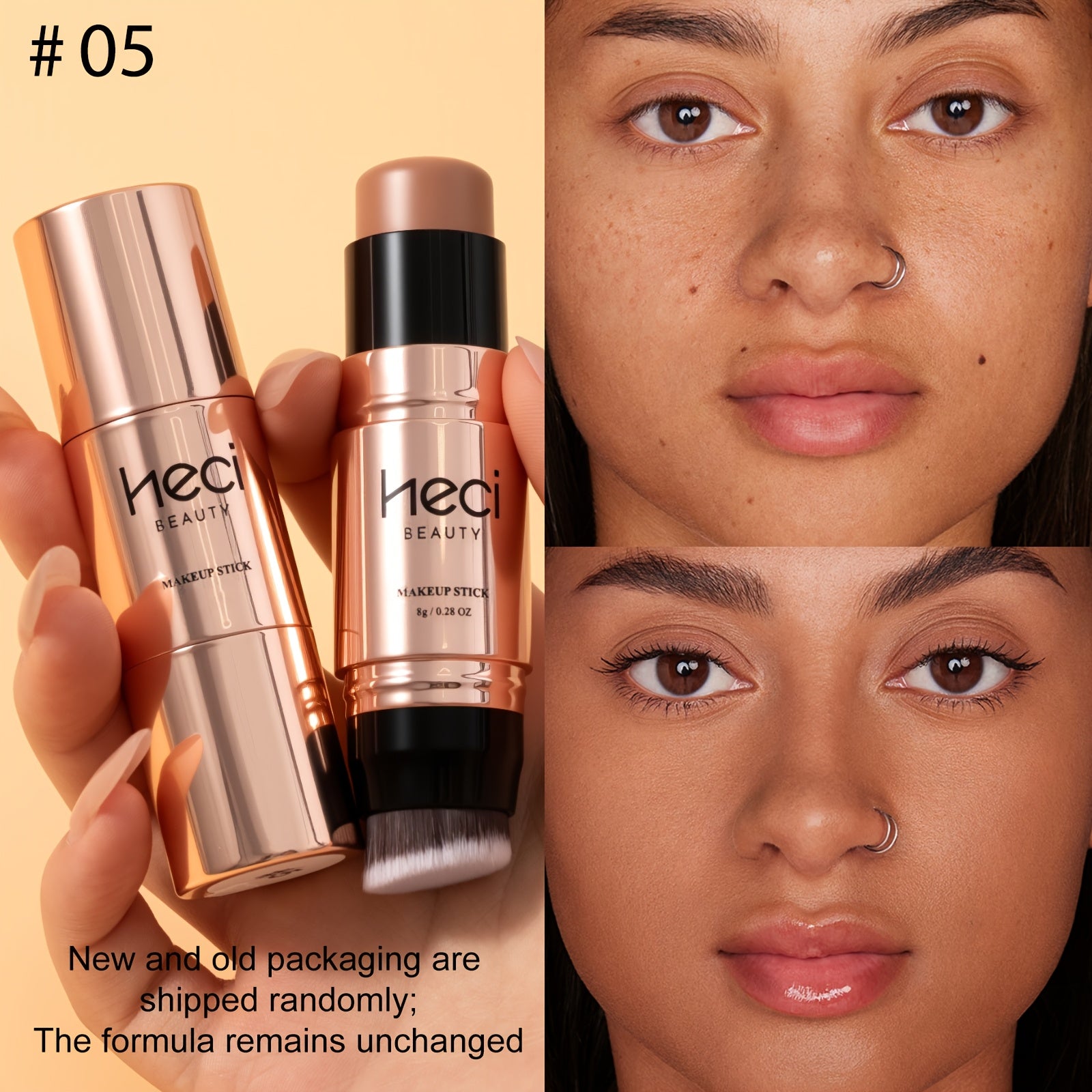 Wasserfester Dual-Endes Pinsel Roségoldener für Haustiere und Zuhause – Detailansicht 11