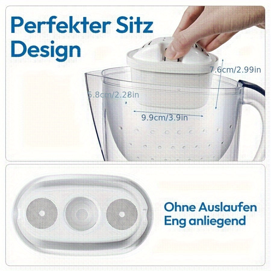 Wasserfilterkartuschen Ersatz - Kompatibel, 12 Stück für Küche und Essbereich – Detailansicht 3