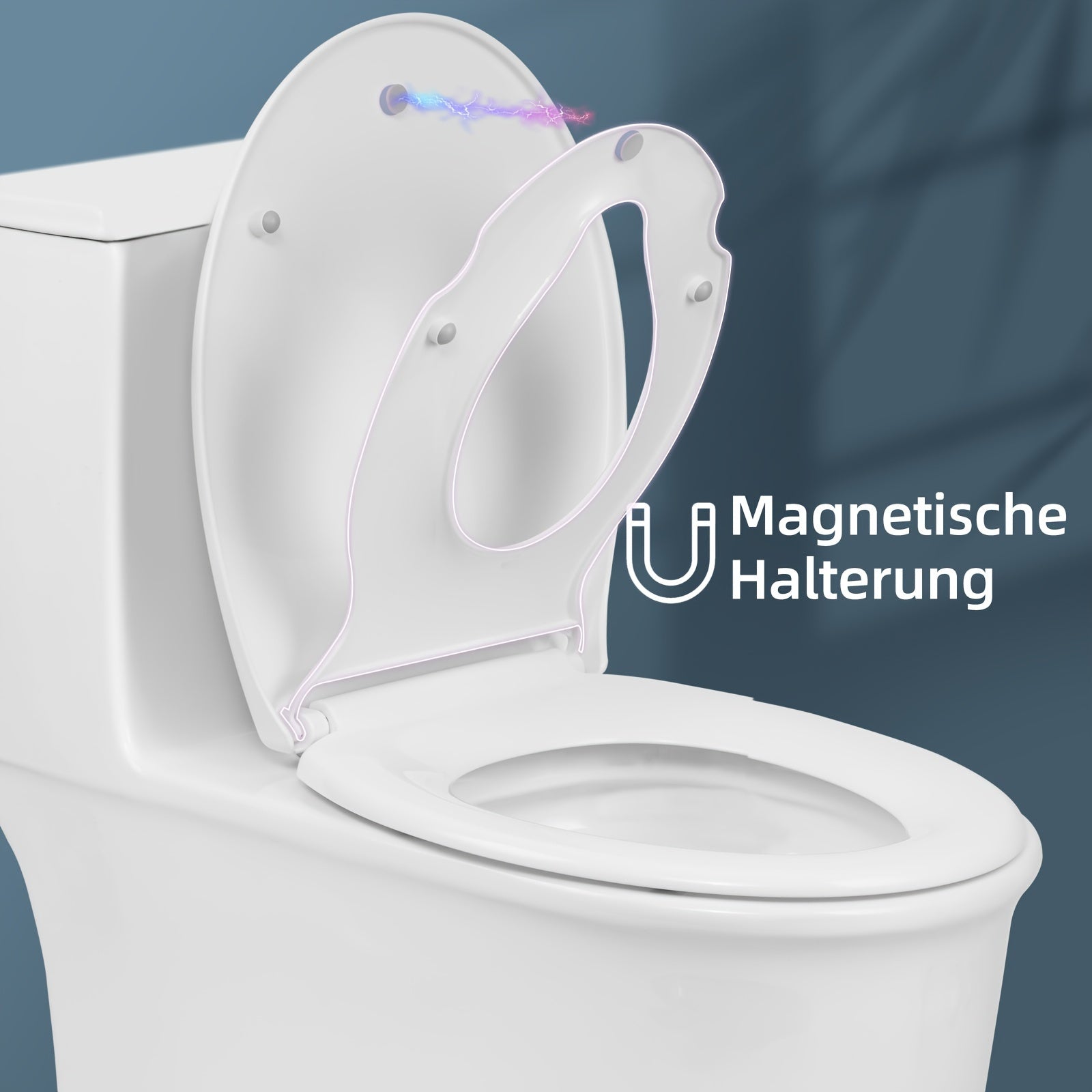 WC-Deckel, 1 Stk für Alltag und Zuhause – Detailansicht 5