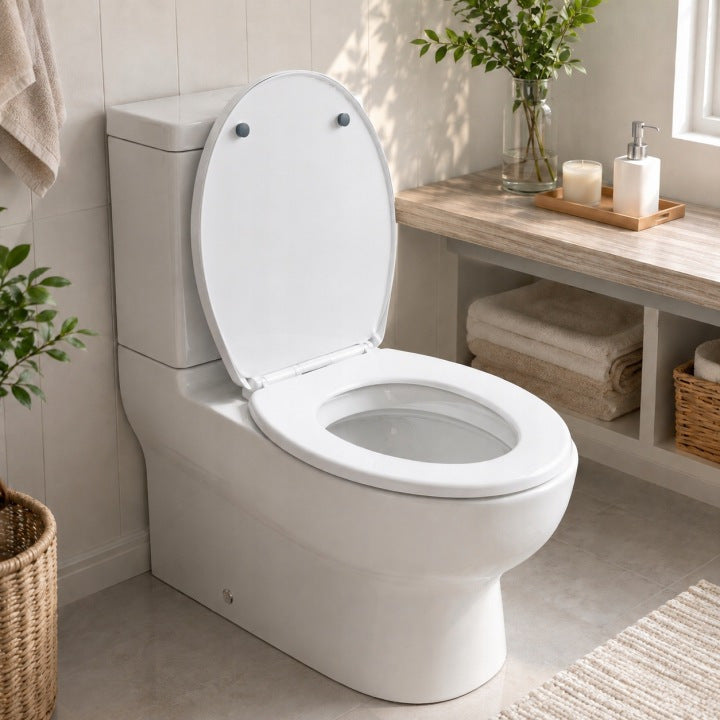 WC-Sitz, Edelstahl für hängende und stehende WC-Bowlens – Detailansicht 2