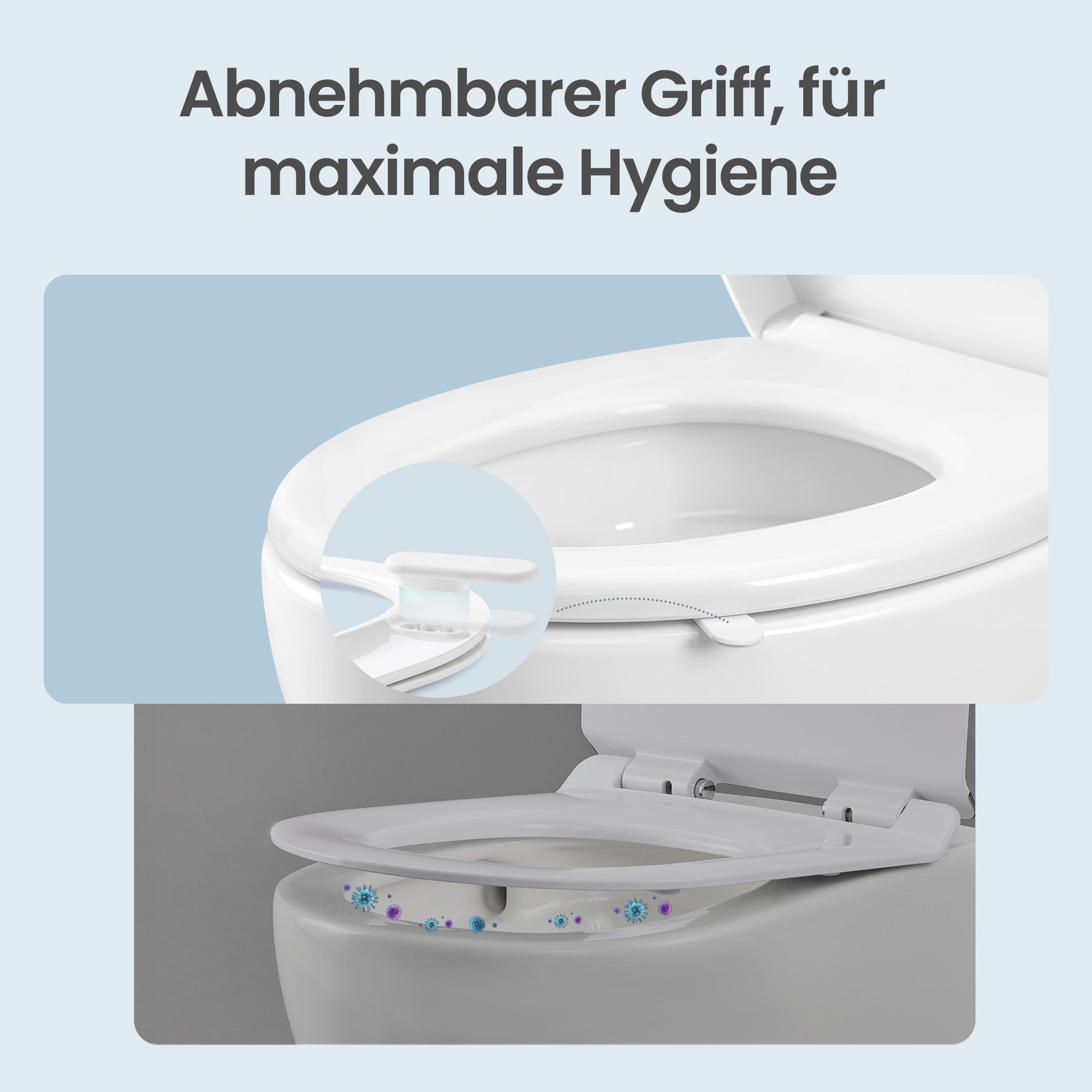 WC-Sitz, Kunststoff für Fahrzeug und unterwegs – Detailansicht 17