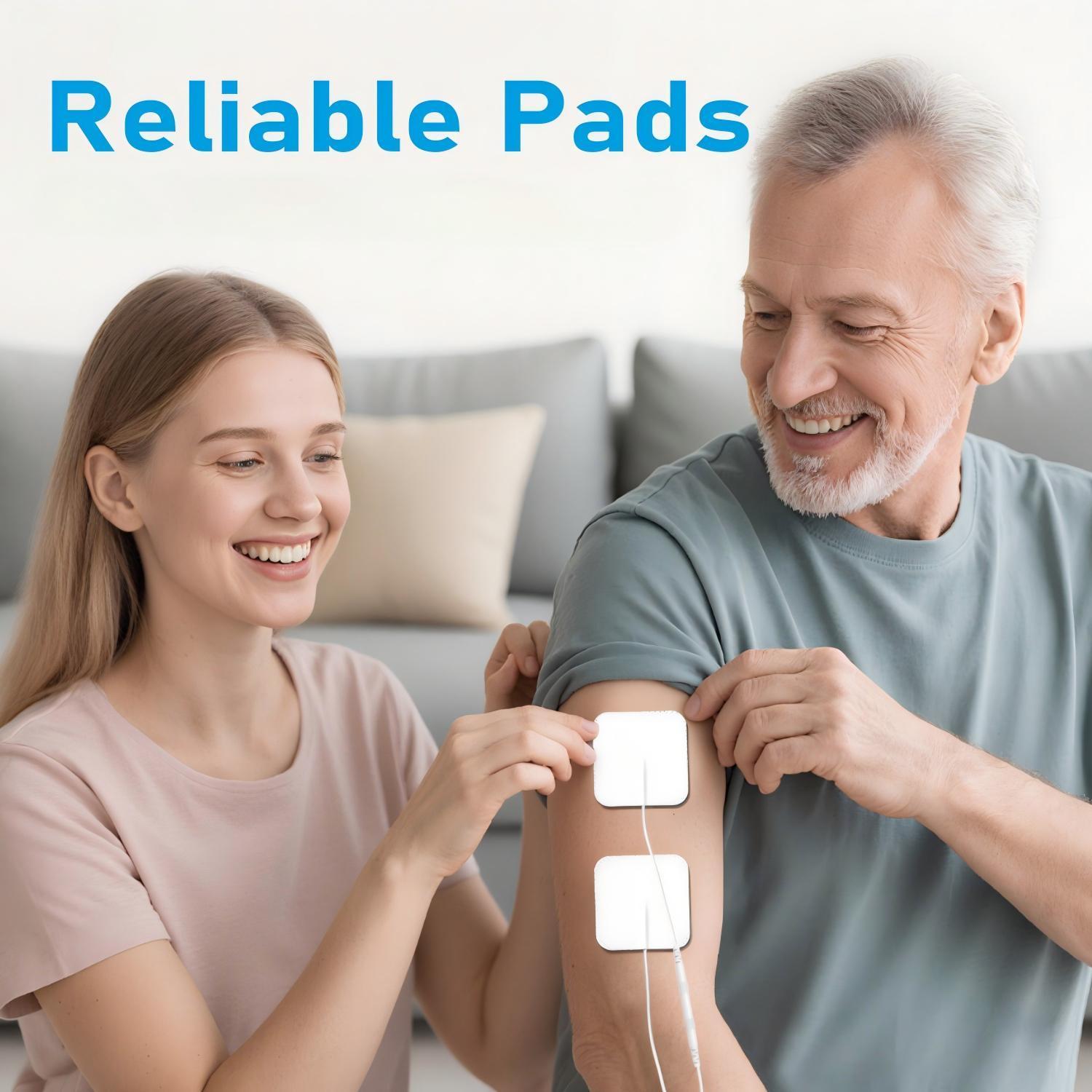 wiederverwendbare Elektrodenpads, 2mm für TENS und EMS Geräte – Detailansicht 3