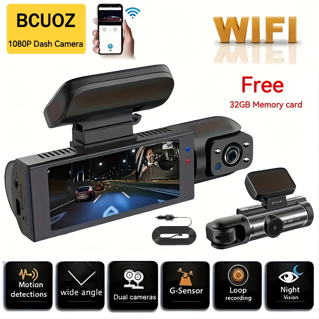 Wifi Dashcam, Keine SD-Karte für Fahrzeug und unterwegs – Hauptansicht