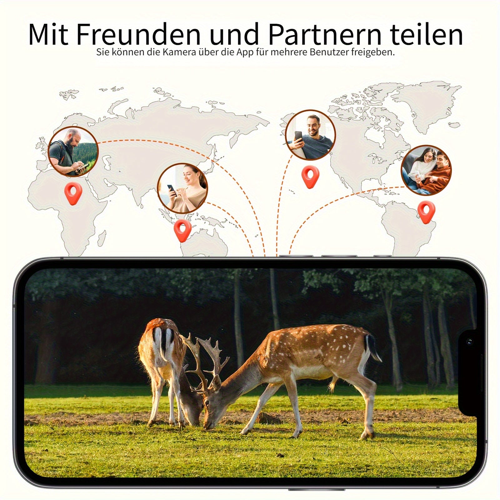 Wildkamera, 24/7 Überwachung für unterwegs und Handy Wiedergabe – Detailansicht 4