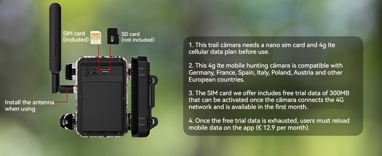 Wildkamera, 3G für Zuhause und unterwegs – Detailansicht 12
