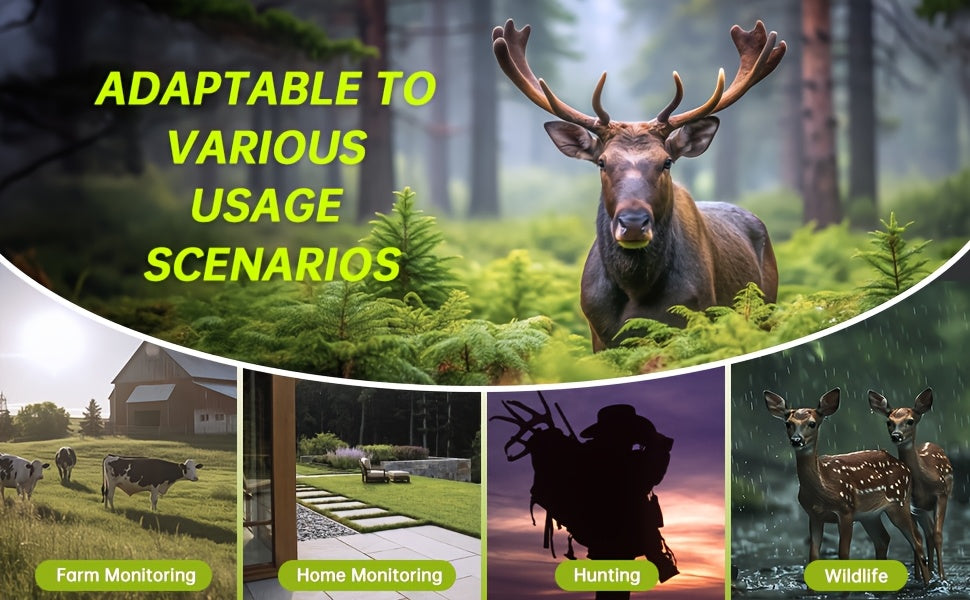 Wildkamera, 4K 64MP Jagdkamera mit Nachtsicht für unterwegs und Zuhause – Detailansicht 9