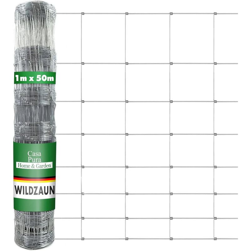 Wildzaun - Verzinkt in Fachhandel-Qualität, 15 cm für Alltag und Zuhause – Hauptansicht