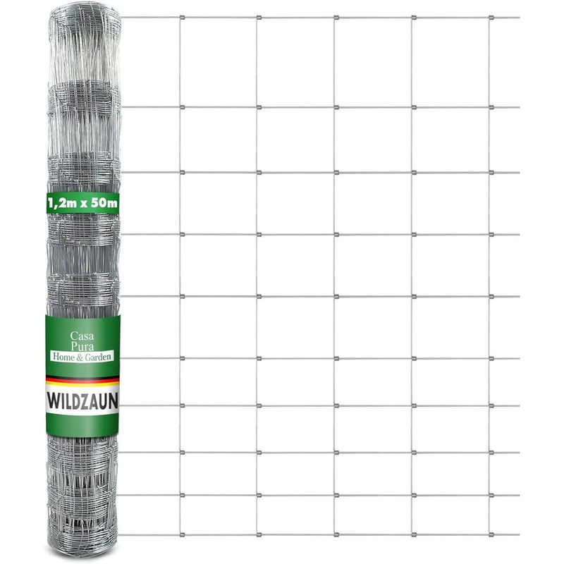 Wildzaun - Verzinkt in Fachhandel-Qualität, 15 cm für Alltag und Zuhause – Detailansicht 3