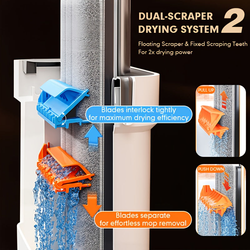 Wischmopp-Set, 33 cm für Zuhause und Vorratsraum – Detailansicht 8