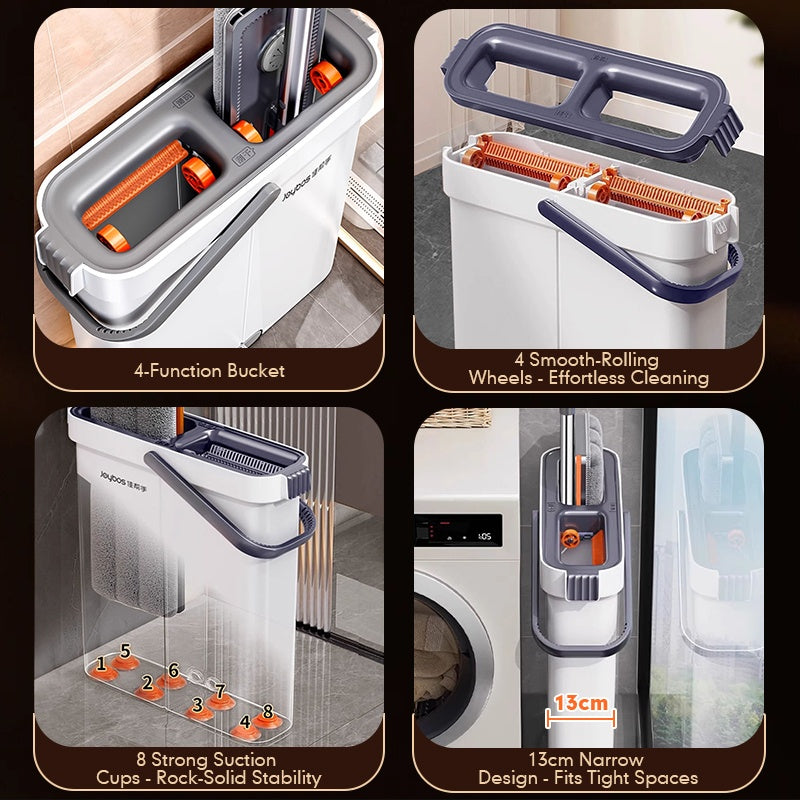 Wischmopp-Set, 33 cm für Zuhause und Vorratsraum – Detailansicht 10