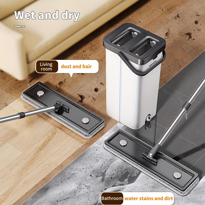 Wischmopp-Set, 360° drehbar für Zuhause und Vorratsraum – Detailansicht 5