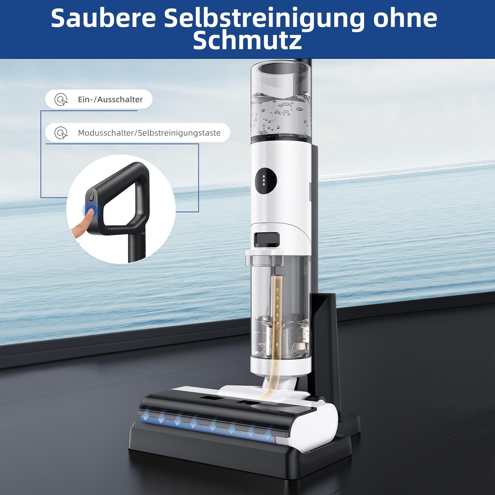Wischmopp-Set, 6mm für Zuhause und Vorratsraum – Detailansicht 16