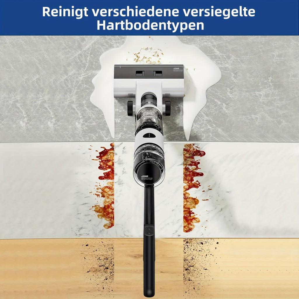 Wischmopp-Set, ED12 Akku-Nass-Trocken-Sauger für Hartböden für Zuhause und Vorratsraum – Detailansicht 6