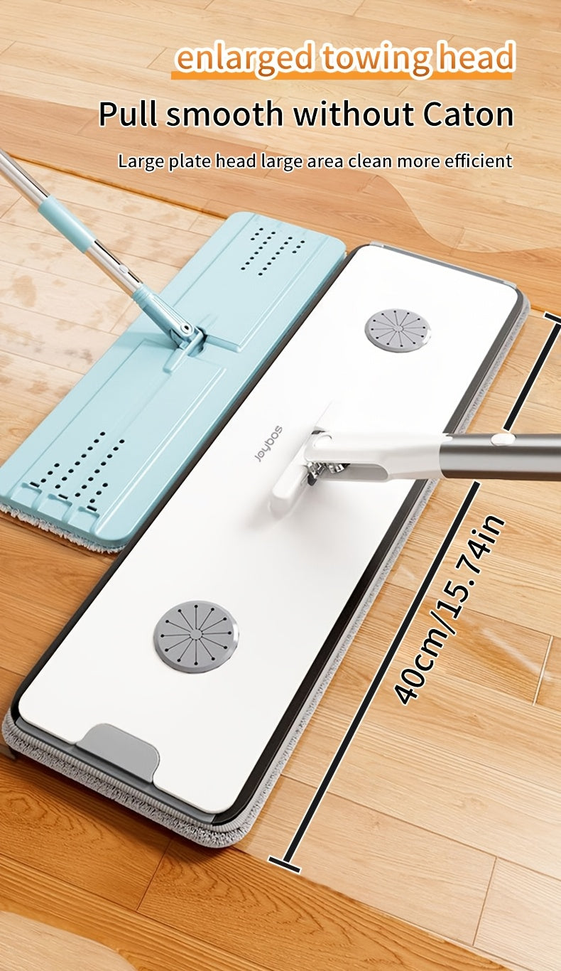 Wischmopp-Set mit Eimer, Wischmopp+Metallstange+Eimer+4 Tücher für Zuhause und Vorratsraum – Detailansicht 18