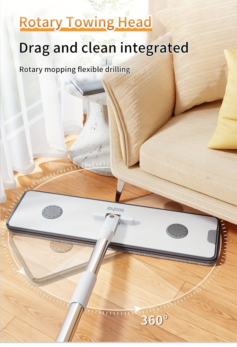 Wischmopp-Set mit Eimer, Wischmopp+Metallstange+Eimer+4 Tücher für Zuhause und Vorratsraum – Detailansicht 23