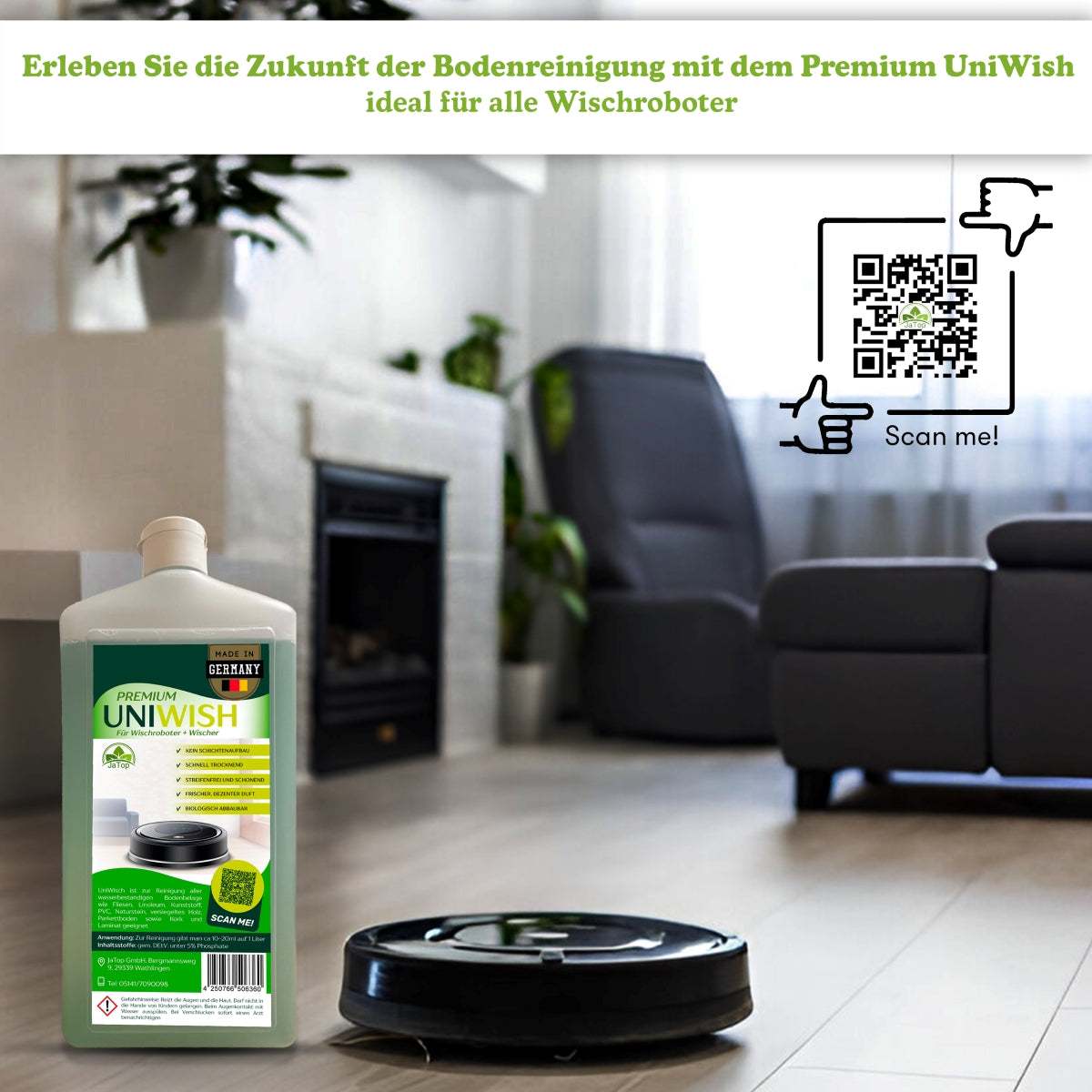 Wischroboter, 750ml für Alltag und Zuhause – Detailansicht 4