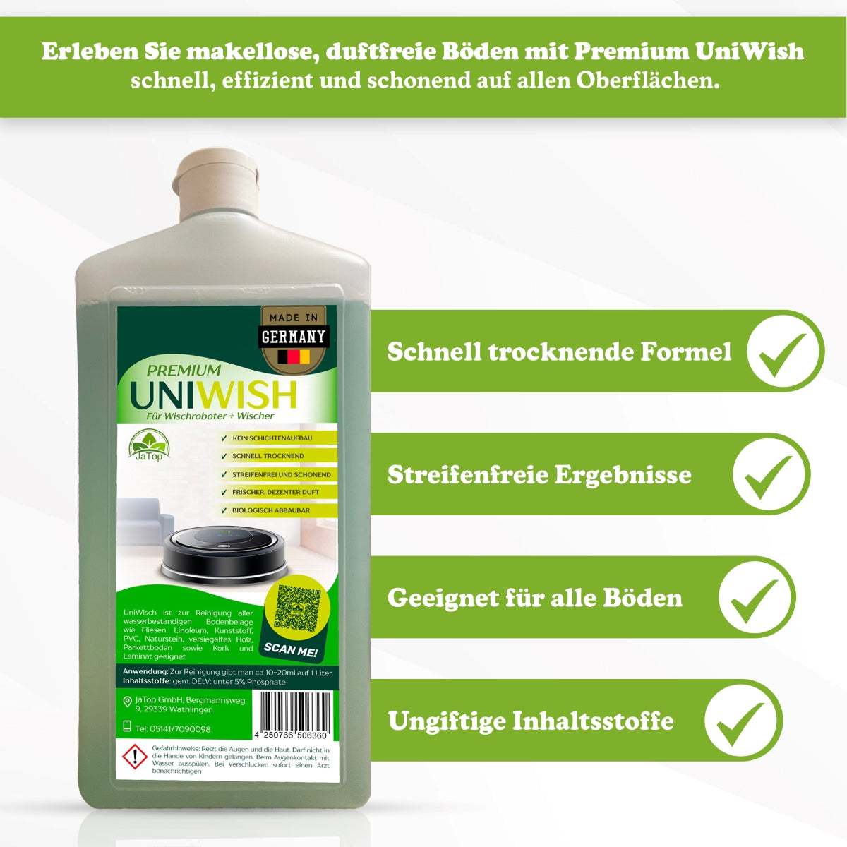 Wischroboter, 750ml für Alltag und Zuhause – Detailansicht 6