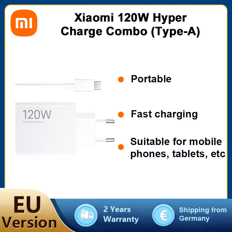 Xiaomi HyperCharge Combo (Typ-A) Ladegerät, 120W für Alltag und Zuhause – Detailansicht 3