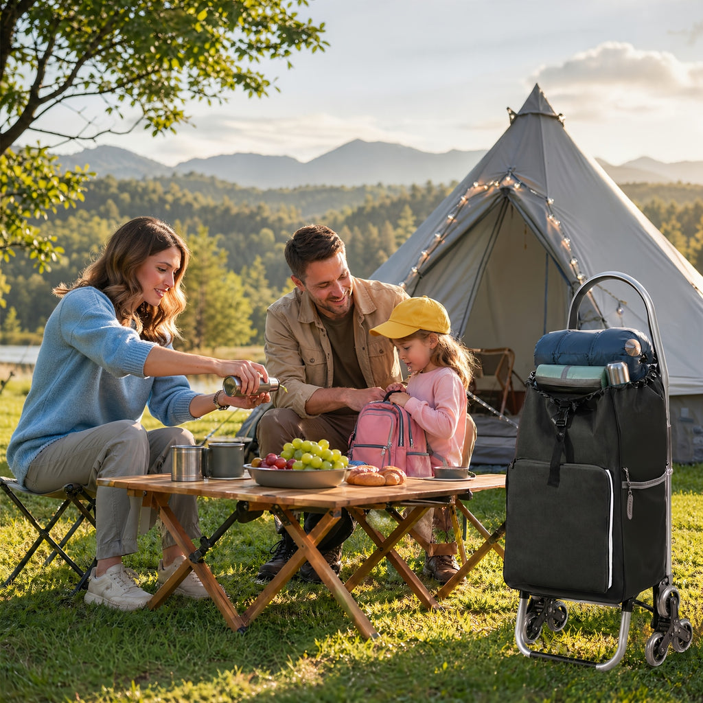 XXL, Schwarz für Camping und Reisen – Detailansicht 8