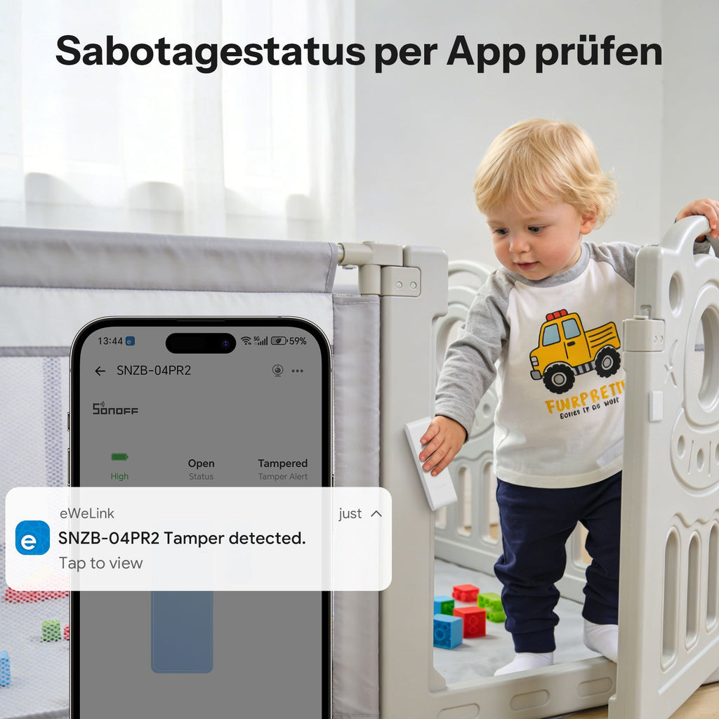 Zigbee Tür - und Fenstersensor, 1 Stück für Alltag und Zuhause – Detailansicht 9