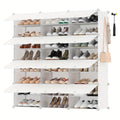 Zusammensteckbares Schuhregal, Kunststoff für Alltag und Zuhause – Detailansicht 3